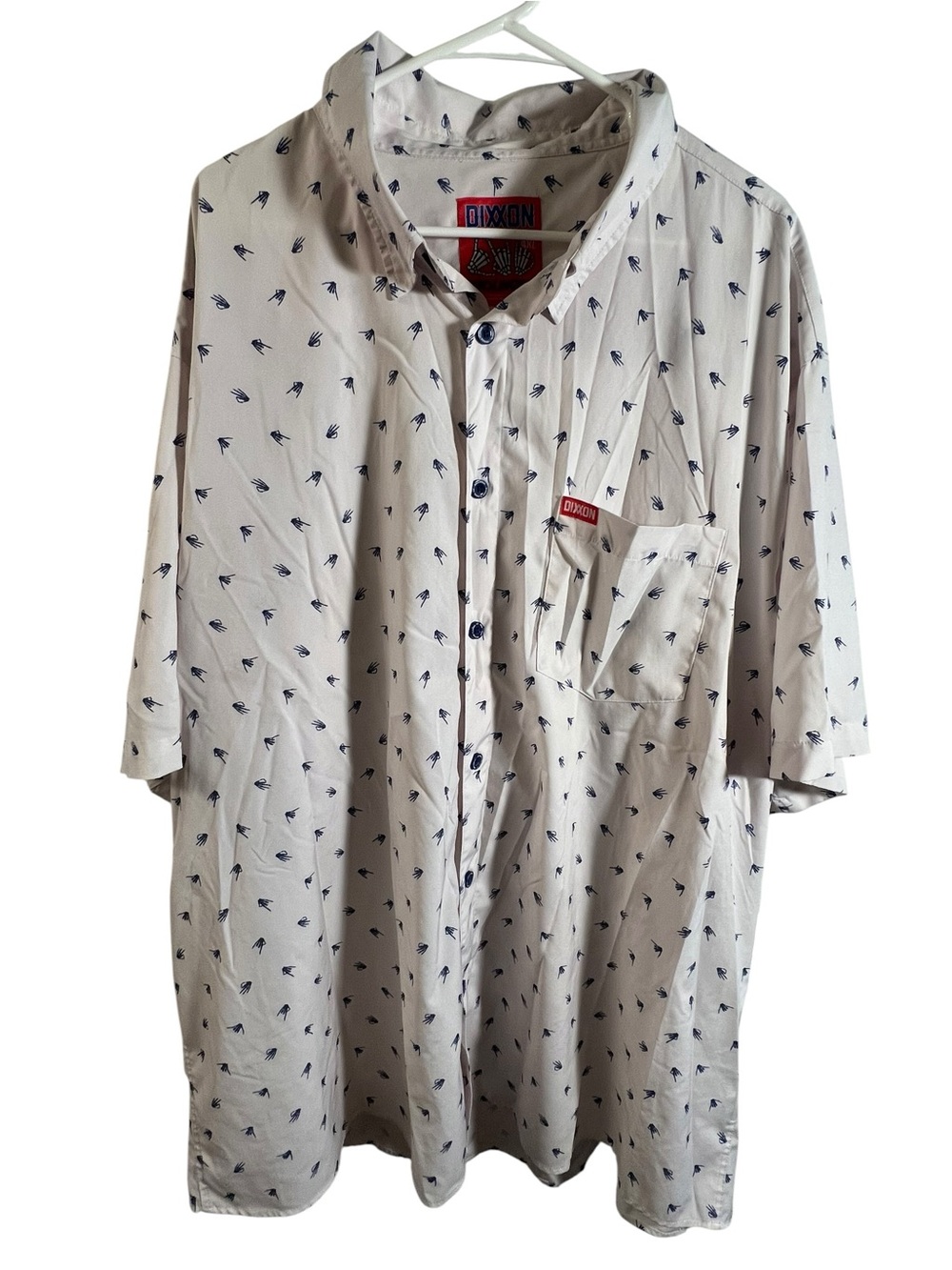 Dixxon Flannel Company Men’s Size 4XL Brolingual Short Sleeve Button Down Shirt